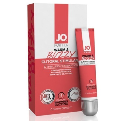 System JO For Her Clitoral Stimulant Warming Warm &Buzzy Original 10 ml System JO For Her Clitoral Stimulant Warming Warm &Buzzy Original 10 ml