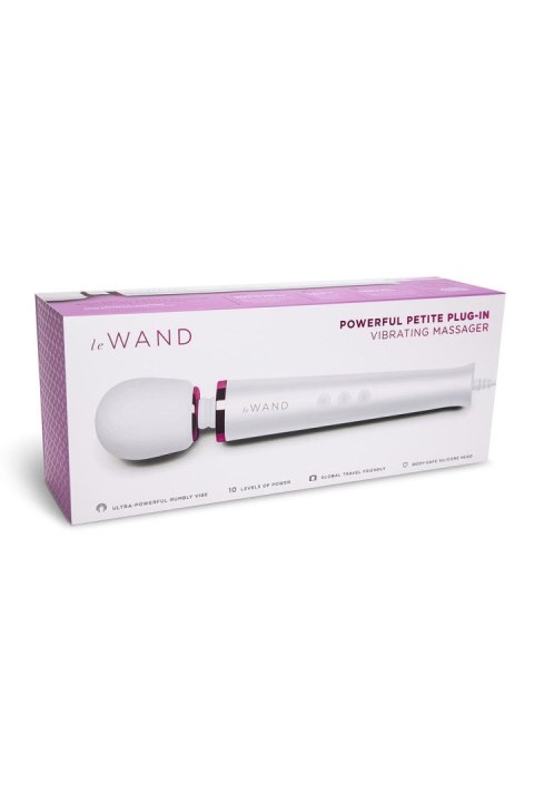 Masażer do ciała LE WAND POWERFUL PETITE PLUG IN WHITE Masażer do ciała LE WAND POWERFUL PETITE PLUG IN WHITE