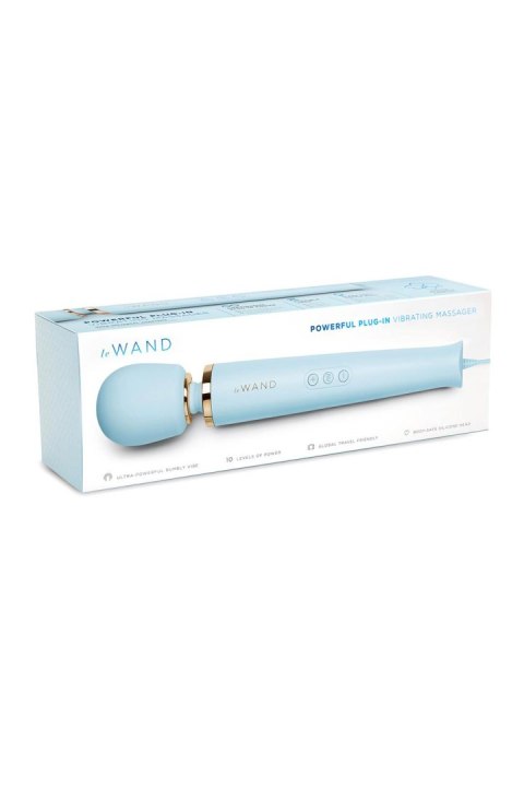 Masażer wibracyjny LE WAND PLUGIN SKY BLUE Masażer wibracyjny LE WAND PLUGIN SKY BLUE