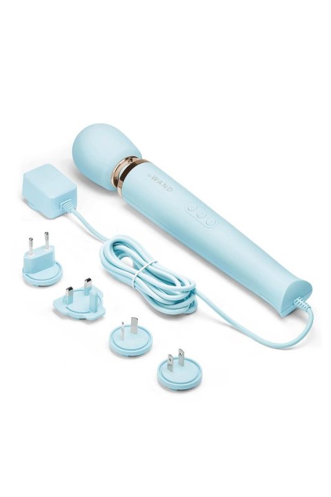 Masażer wibracyjny LE WAND PLUGIN SKY BLUE Masażer wibracyjny LE WAND PLUGIN SKY BLUE