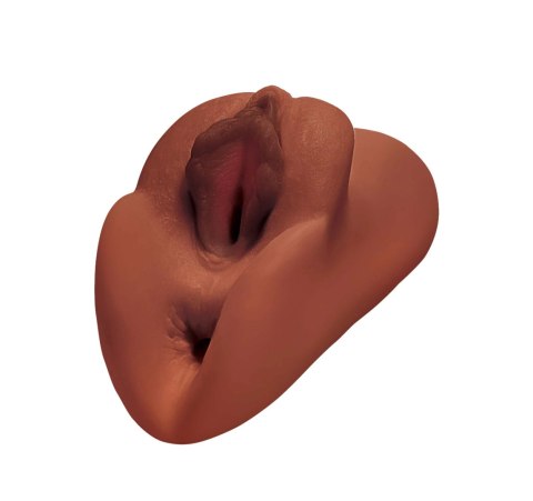 Masturbator Pipedream PDX Plus Perfect Pussy Double Stroker Brown Masturbator Pipedream PDX Plus Perfect Pussy Double Stroker Brown