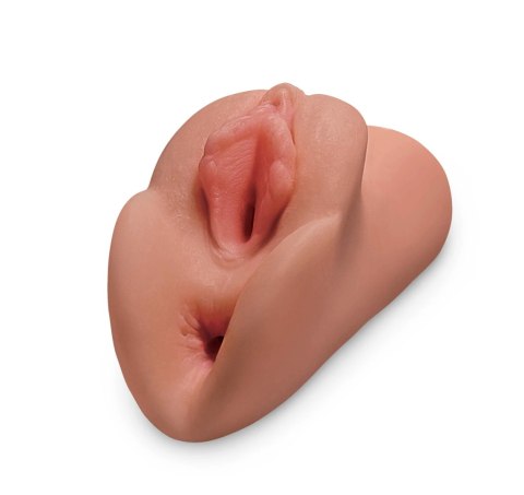 Masturbator Pipedream PDX Plus Perfect Pussy Double Stroker Tan Masturbator Pipedream PDX Plus Perfect Pussy Double Stroker Tan