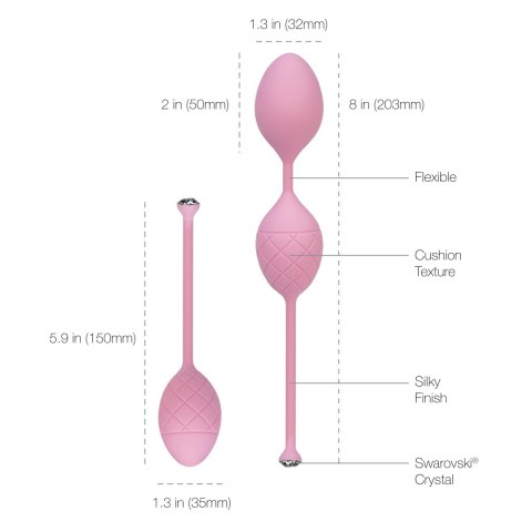Pillow Talk Frisky Pleasure Balls Pink Pillow Talk Frisky Pleasure Balls Pink