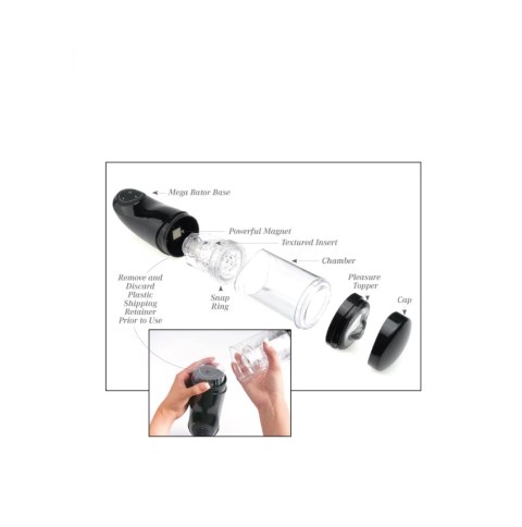 Pipedream PDX Extreme Mega-Bator Ass Black/ Clear Pipedream PDX Extreme Mega-Bator Ass Black/ Clear