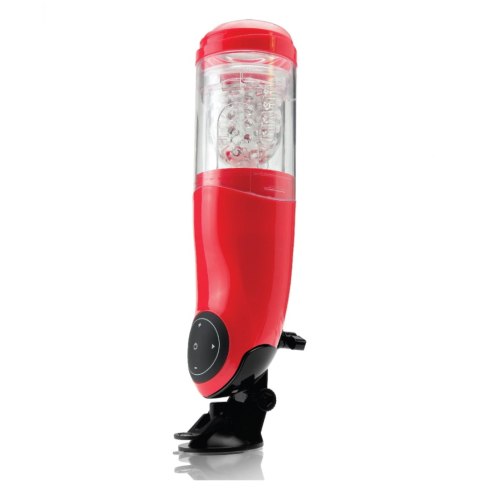Pipedream PDX Extreme Mega-Bator Mouth Red Pipedream PDX Extreme Mega-Bator Mouth Red