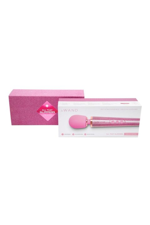 Wibrator bezprzewodowy LE WAND ALL THAT GLIMMERS SET PINK Wibrator bezprzewodowy LE WAND ALL THAT GLIMMERS SET PINK