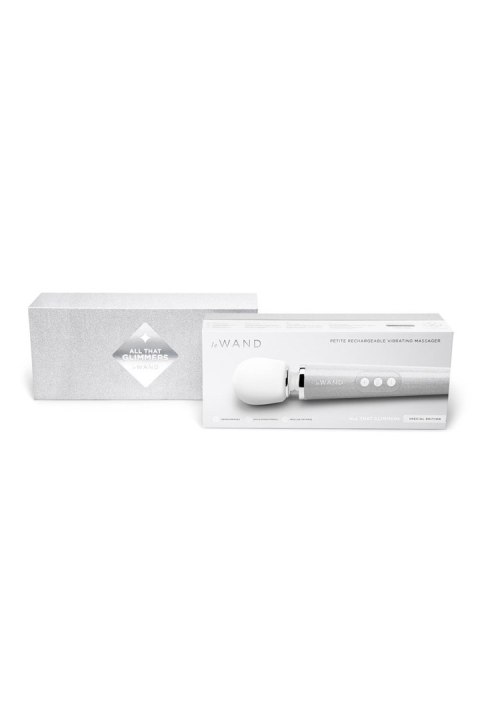Wibrator bezprzewodowy LE WAND ALL THAT GLIMMERS SET WHITE Wibrator bezprzewodowy LE WAND ALL THAT GLIMMERS SET WHITE