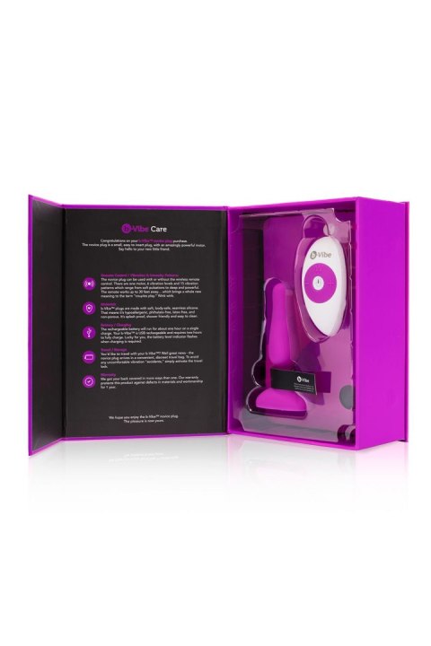 B-VIBE NOVICE PLUG FUCHSIA B-VIBE NOVICE PLUG FUCHSIA