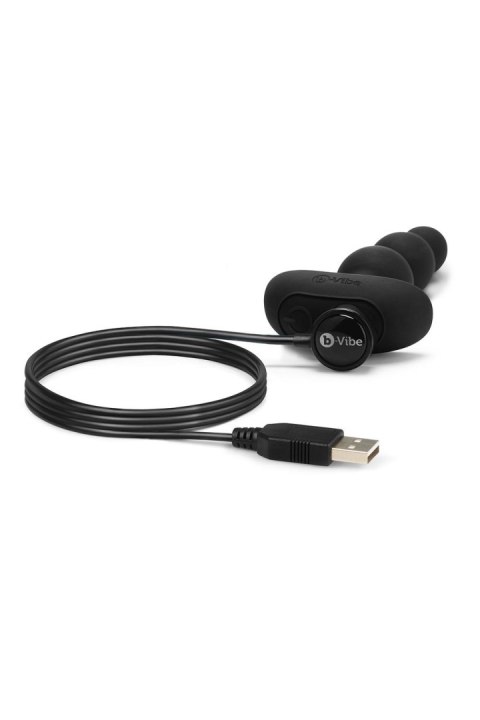 B-VIBE TRIPLET ANAL BEADS BLACK B-VIBE TRIPLET ANAL BEADS BLACK
