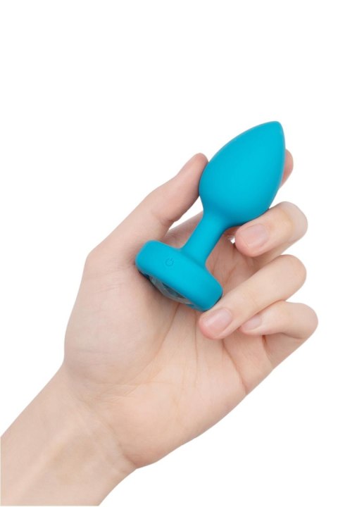 B-VIBE VIBRATING JEWEL PLUG S/M TEAL B-VIBE VIBRATING JEWEL PLUG S/M TEAL