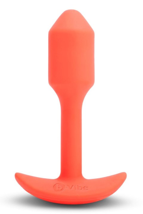 B-VIBE VIBRATING SNUG PLUG 1 ORANGE B-VIBE VIBRATING SNUG PLUG 1 ORANGE