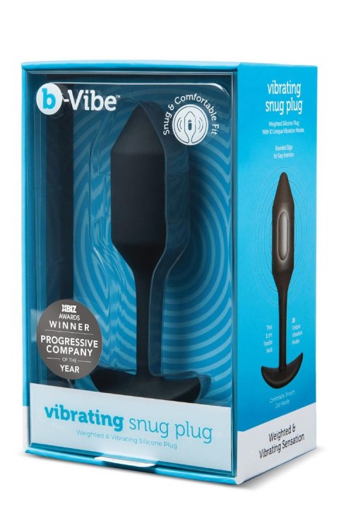 B-VIBE VIBRATING SNUG PLUG 2 BLACK B-VIBE VIBRATING SNUG PLUG 2 BLACK
