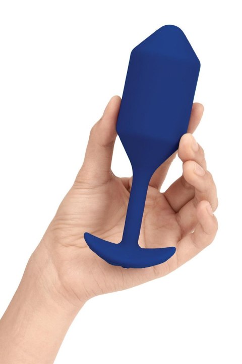B-VIBE VIBRATING SNUG PLUG 4 NAVY B-VIBE VIBRATING SNUG PLUG 4 NAVY