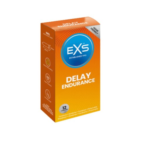 EXS prezerwatywy z naturalnego lateksu wydłużające stosunek - 12 szt EXS prezerwatywy z naturalnego lateksu wydłużające stosunek - 12 szt