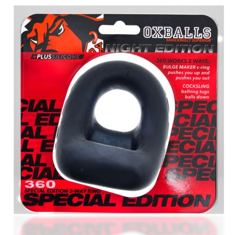Oxballs - 360 Dual Use Cockring Special Edition Night Black Oxballs - 360 Dual Use Cockring Special Edition Night Black