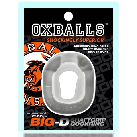 Oxballs - Big-D Shaft Grip Cockring White Oxballs - Big-D Shaft Grip Cockring White