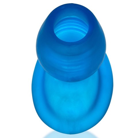 Oxballs - Glowhole-1 Hollow Buttplug with Led Light Small Blue Oxballs - Glowhole-1 Hollow Buttplug with Led Light Small Blue