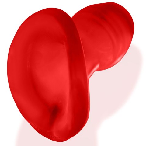 Oxballs - Glowhole-1 Hollow Buttplug with Led Light Small Red Oxballs - Glowhole-1 Hollow Buttplug with Led Light Small Red