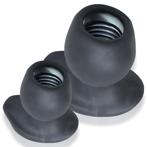 Oxballs - Morphhole-1 Gaper Plug Ice Small Black Oxballs - Morphhole-1 Gaper Plug Ice Small Black