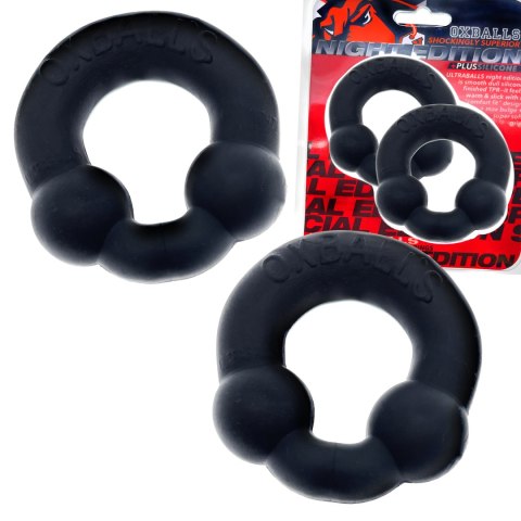 Oxballs - Ultraballs Cockring Special Edition Night 2 pcs Black Oxballs - Ultraballs Cockring Special Edition Night 2 pcs Black