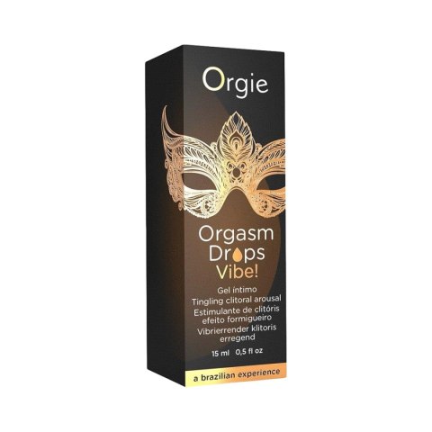 ORGIE Orgasm Drops Vibe Peach Flavor 15 ml ORGIE Orgasm Drops Vibe Peach Flavor 15 ml