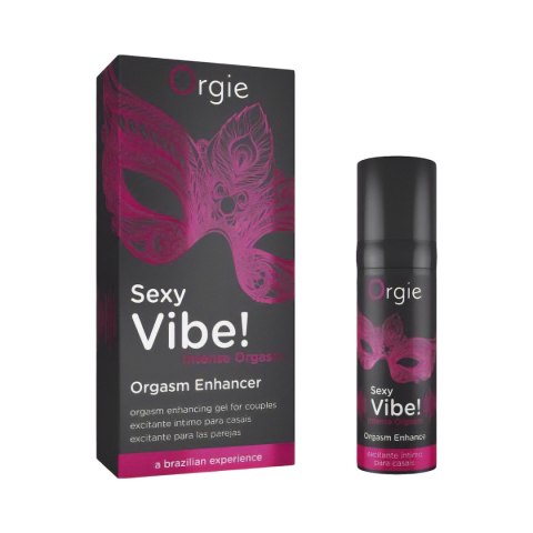 ORGIE Żel-SEXY VIBE! INTENSE ORGASM - LIQUID VIBRATOR - 15 ML ORGIE Żel-SEXY VIBE! INTENSE ORGASM - LIQUID VIBRATOR - 15 ML