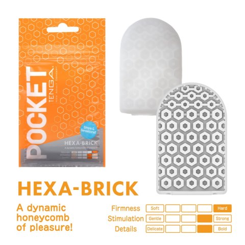 Tenga - Pocket Stroker Hexa-Brick Tenga - Pocket Stroker Hexa-Brick