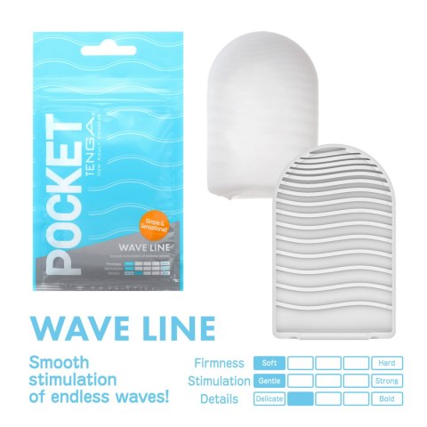 Tenga - Pocket Stroker Wave Line Tenga - Pocket Stroker Wave Line