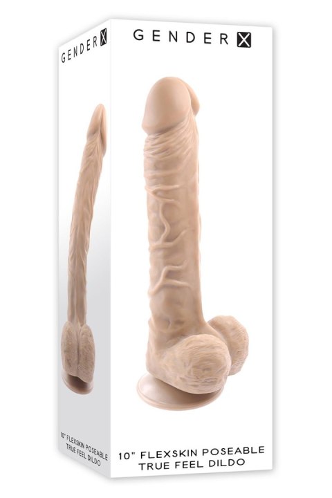 GENDER X 10 INCH 25 CM FLEXSKIN POSEABLE TRUE FEEL DILDO LIGHT GENDER X 10 INCH 25 CM FLEXSKIN POSEABLE TRUE FEEL DILDO LIGHT