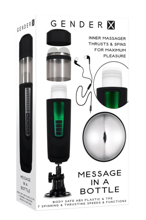 GENDER X MESSAGE IN A BOTTLE GENDER X MESSAGE IN A BOTTLE