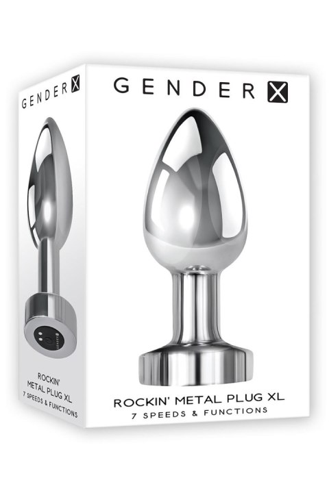 GENDER X ROCKIN METAL PLUG XL GENDER X ROCKIN METAL PLUG XL