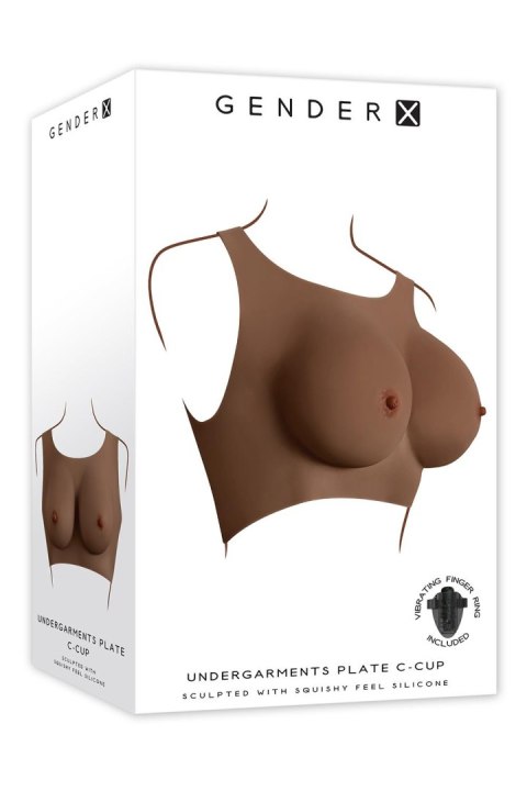GENDER X UNDERGARMENTS - PLATE C-CUP DARK GENDER X UNDERGARMENTS - PLATE C-CUP DARK
