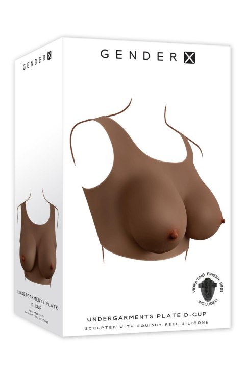 GENDER X UNDERGARMENTS - PLATE D-CUP DARK GENDER X UNDERGARMENTS - PLATE D-CUP DARK