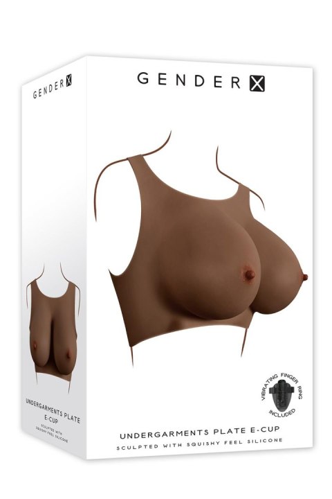 GENDER X UNDERGARMENTS - PLATE E-CUP DARK GENDER X UNDERGARMENTS - PLATE E-CUP DARK