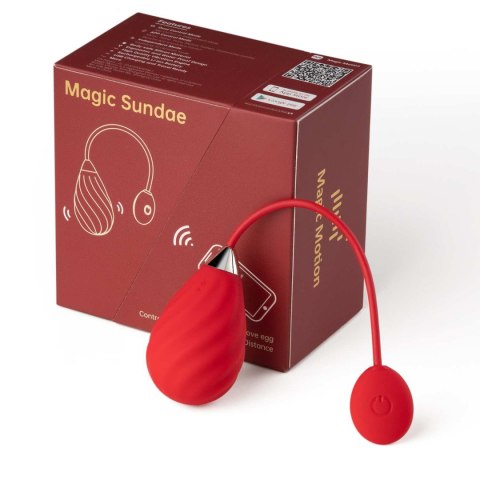 Jajko wibrujące Sundae Magic Motion czerwone Jajko wibrujące Sundae Magic Motion czerwone