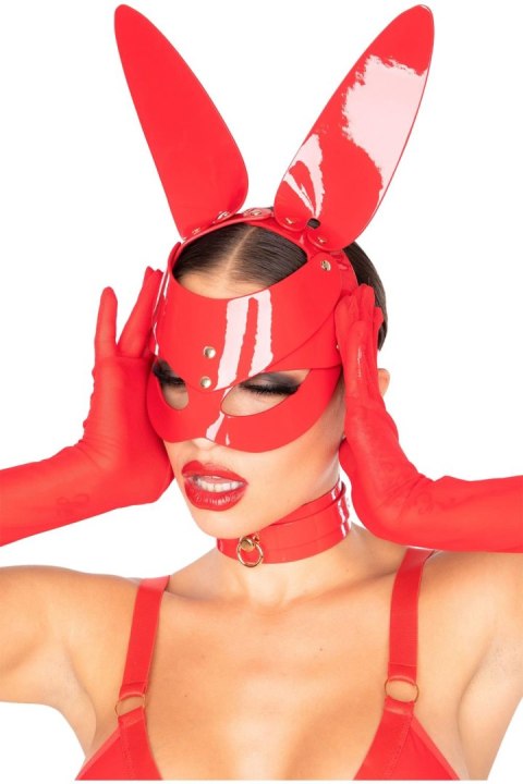 KINKY DIVA BUNNY MASK RED KINKY DIVA BUNNY MASK RED