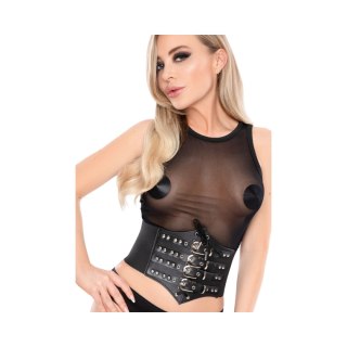 Kinky Diva Buckled Front Waist Cincher M/L