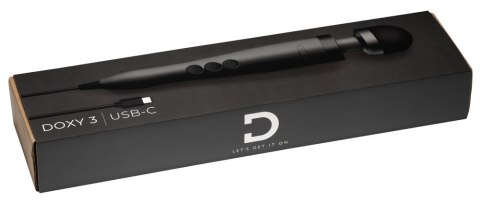Masażer wibracyjny Doxy 3 USB-C Matte Black Masażer wibracyjny Doxy 3 USB-C Matte Black