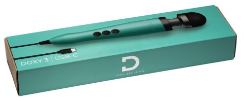 Masażer wibracyjny Doxy 3 USB-C Turqoise Masażer wibracyjny Doxy 3 USB-C Turqoise