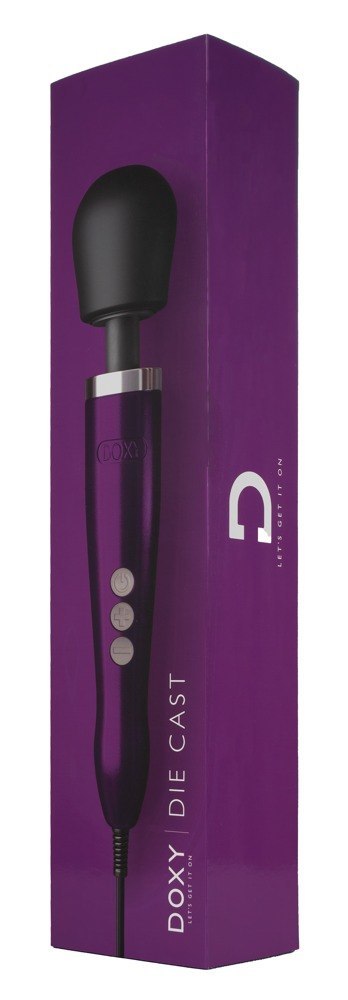 Masażer wibracyjny Doxy Die Cast Purple Masażer wibracyjny Doxy Die Cast Purple