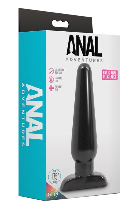 BLUSH ANAL ADVENTURES BASIC ANAL PLUG LARGE BLUSH ANAL ADVENTURES BASIC ANAL PLUG LARGE
