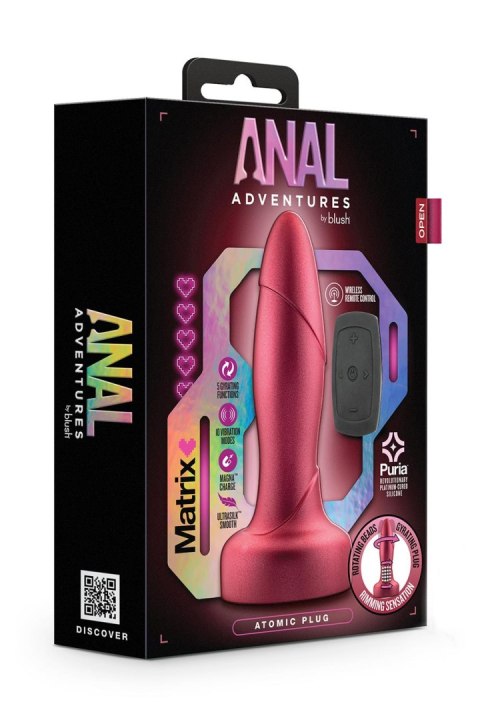 BLUSH ANAL ADVENTURES MATRIX ATOMIC PLUG MARTIAN WINE BLUSH ANAL ADVENTURES MATRIX ATOMIC PLUG MARTIAN WINE
