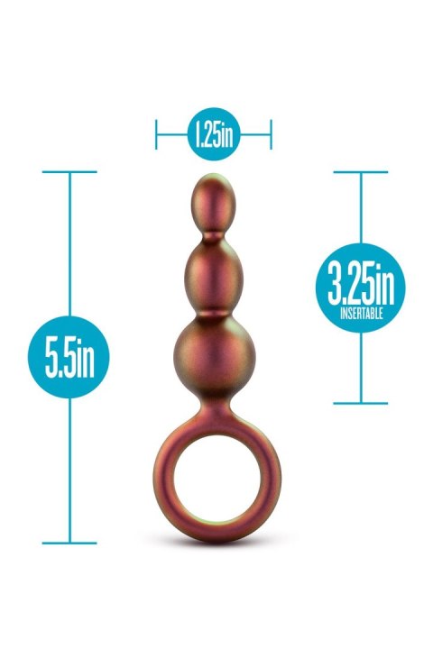 BLUSH ANAL ADVENTURES MATRIX BEADED LOOP PLUG COPPER BLUSH ANAL ADVENTURES MATRIX BEADED LOOP PLUG COPPER