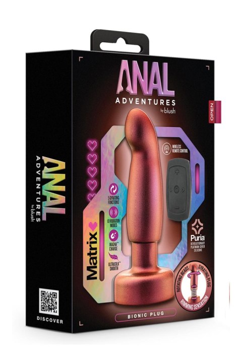 BLUSH ANAL ADVENTURES MATRIX BIONIC PLUG COSMIC COPPER BLUSH ANAL ADVENTURES MATRIX BIONIC PLUG COSMIC COPPER