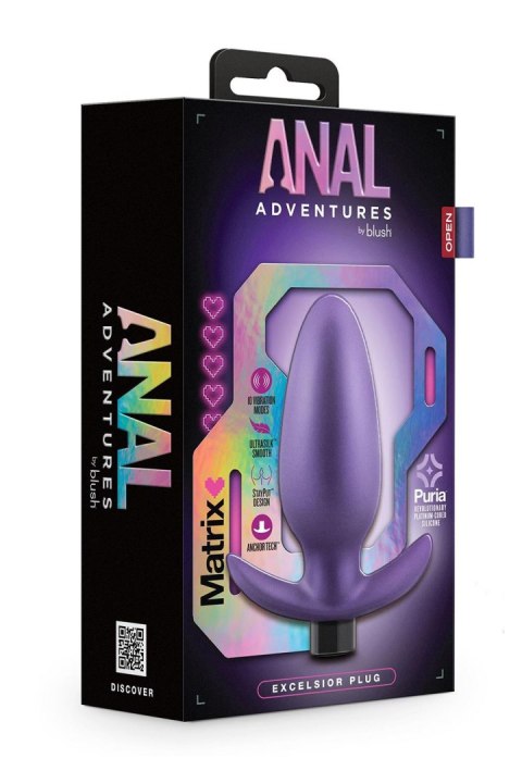 BLUSH ANAL ADVENTURES MATRIX EXCELSIOR PLUG ASTRO VIOLET BLUSH ANAL ADVENTURES MATRIX EXCELSIOR PLUG ASTRO VIOLET