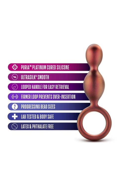 BLUSH ANAL ADVENTURES MATRIX SPIRAL LOOP PLUG COPPER BLUSH ANAL ADVENTURES MATRIX SPIRAL LOOP PLUG COPPER