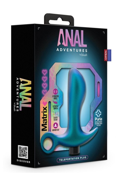 BLUSH ANAL ADVENTURES MATRIX TELEPORTATION PLUG LUNAR BLUE BLUSH ANAL ADVENTURES MATRIX TELEPORTATION PLUG LUNAR BLUE