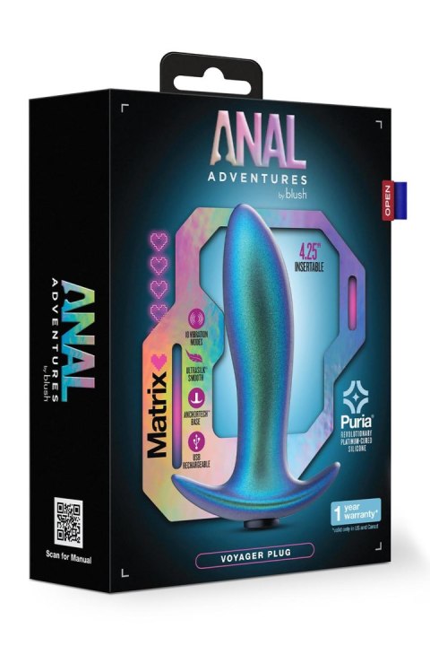 BLUSH ANAL ADVENTURES MATRIX VOYAGER PLUG NEPTUNE TEAL BLUSH ANAL ADVENTURES MATRIX VOYAGER PLUG NEPTUNE TEAL