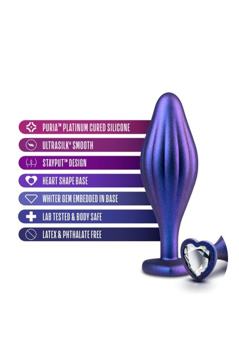 BLUSH ANAL ADVENTURES MATRIX WAVY BLING PLUG SAPPHIRE BLUSH ANAL ADVENTURES MATRIX WAVY BLING PLUG SAPPHIRE
