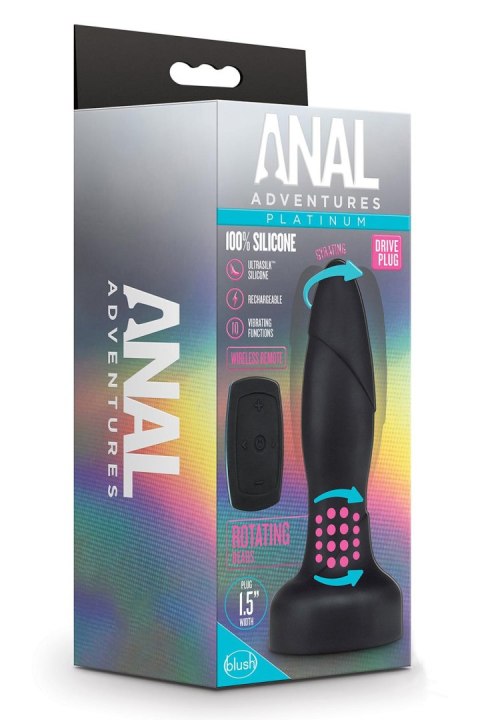 BLUSH ANAL ADVENTURES PLATINUM DRIVE PLUG BLUSH ANAL ADVENTURES PLATINUM DRIVE PLUG